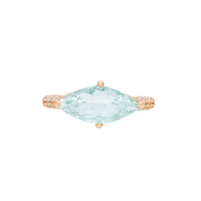 London Blue Topaz Pinky Ring