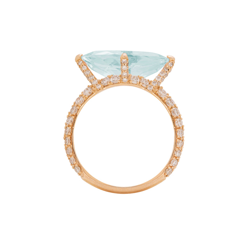 London Blue Topaz Pinky Ring